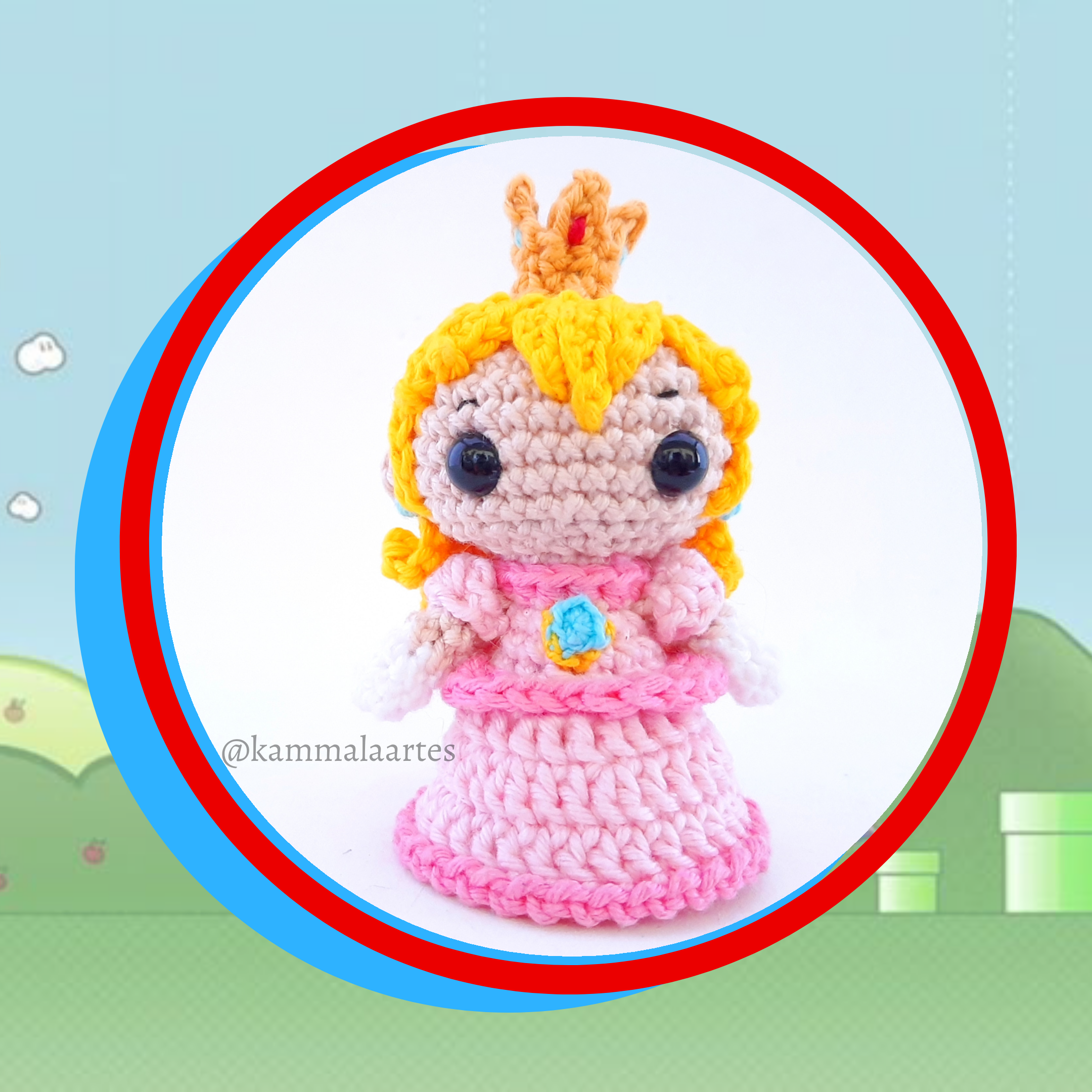 PDF Princesa Peach - Receitas de Amigurumis